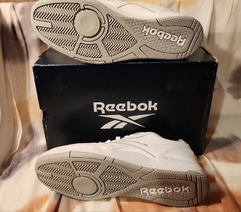 Reebok BB 4000 II Sneakers White Gray Women's Size 11 - Picture 7 of 10